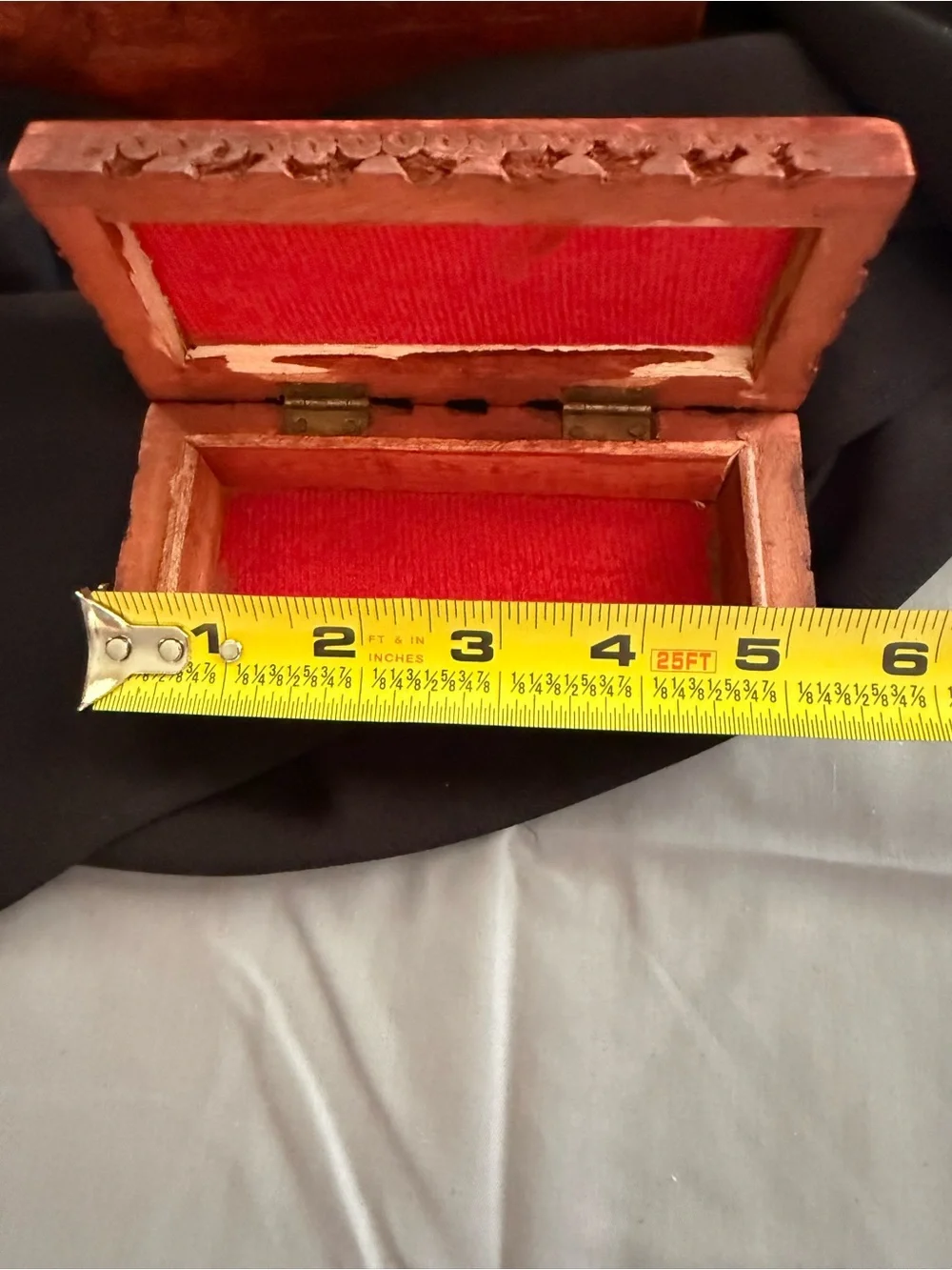 Vintage Hand-Carved Indian Wooden Nesting Box Set - Elephant Design